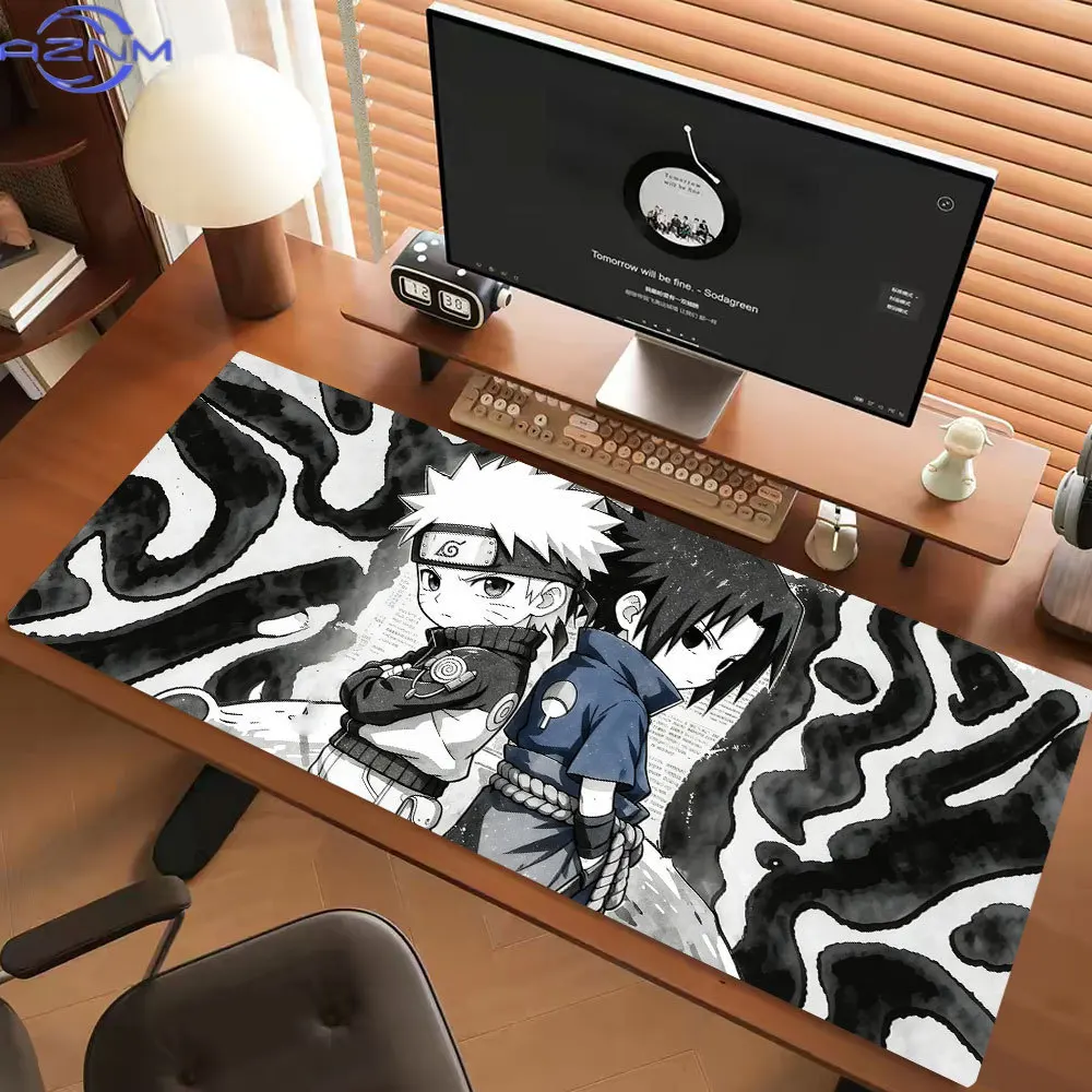 Naruto Mouse Pad Anti Selip Desk Mat Large MousePad Komputer Long Mouse Pad