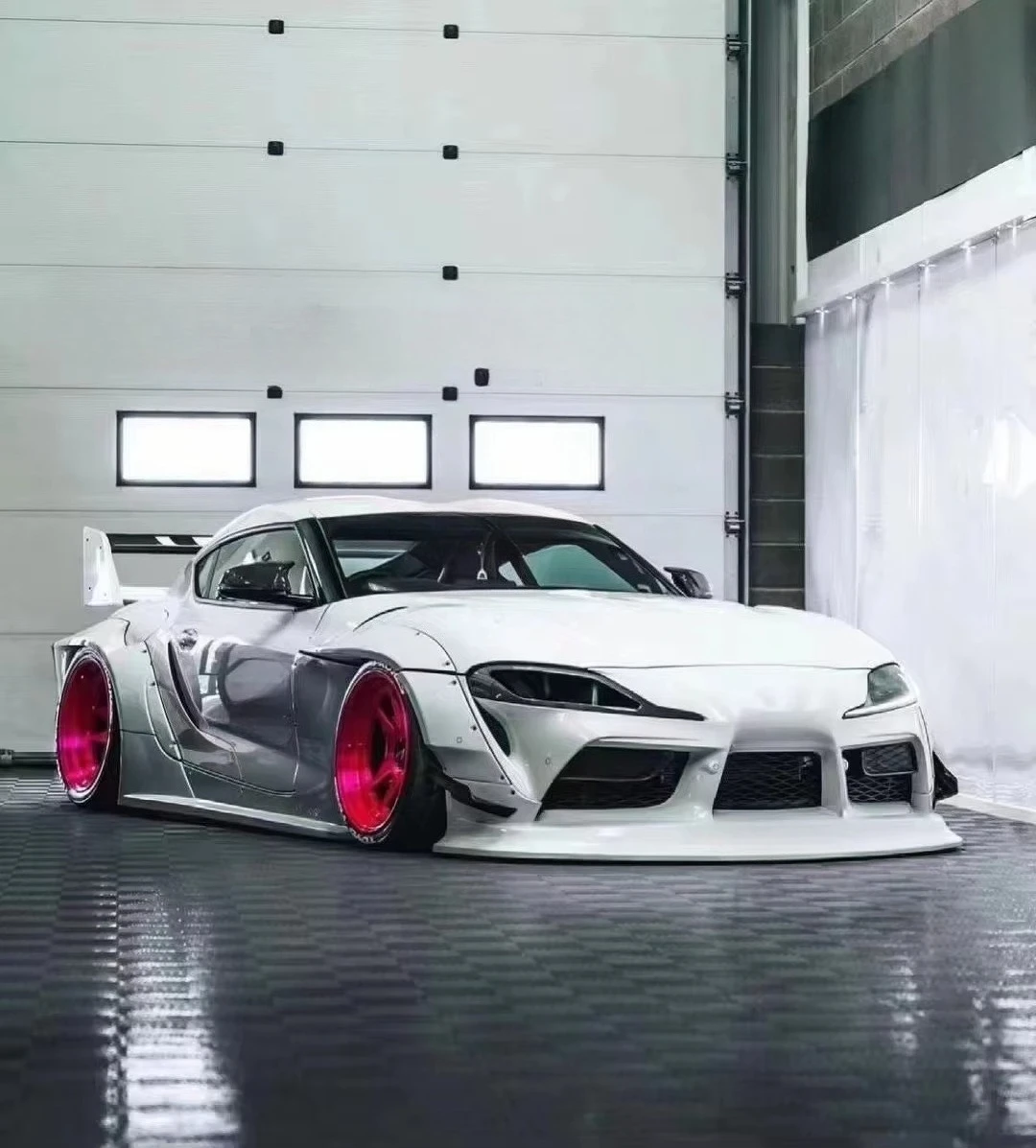 Auto Parts Body Kit for  Supra Upgrades LB Style Front Shovel Diffuser Spoiler Widebody Kit