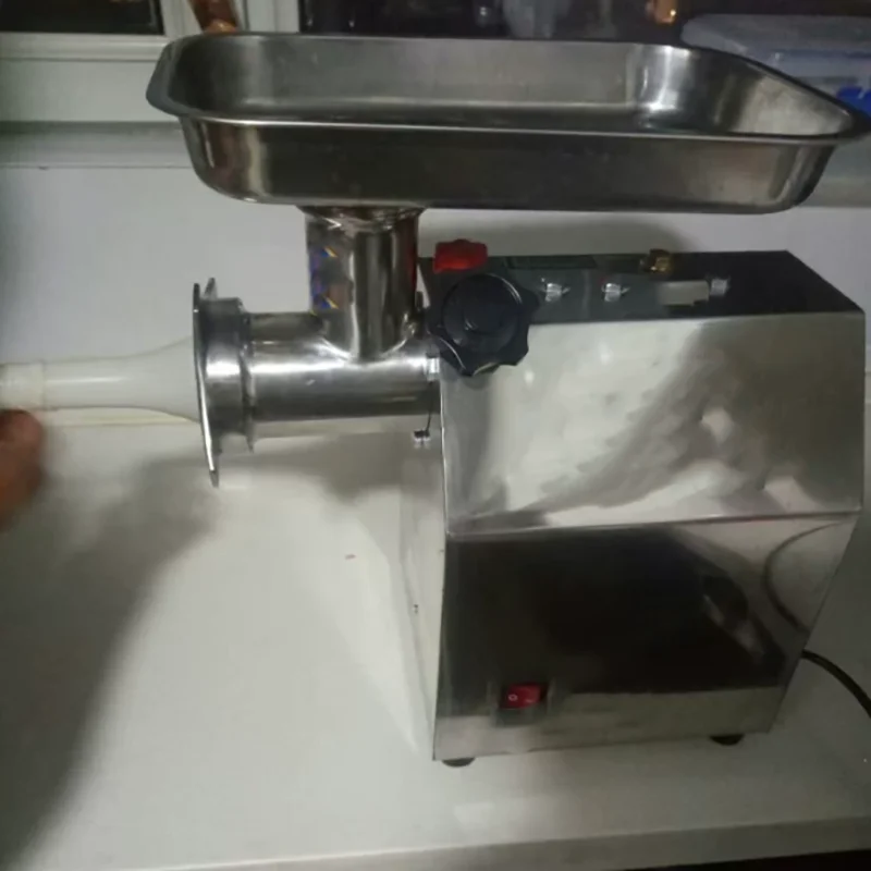 Electric Meat Grinder Machine Desktop Commercial Home Meat Poultry Fish Mutton Beef