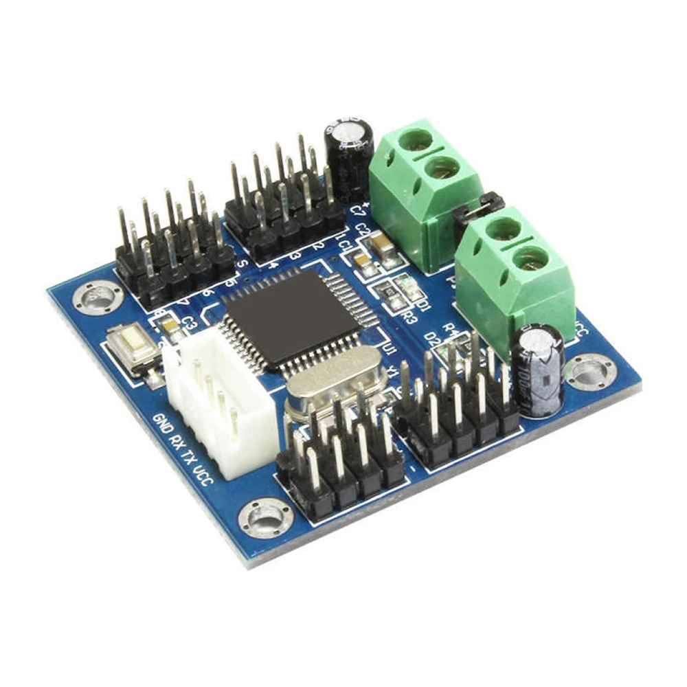 LCSC-16 16 Way Servo Motor Controller DC4-5.5V PWM Pulse Signal Output Servo Motor Controller Support TTL/USART Interface