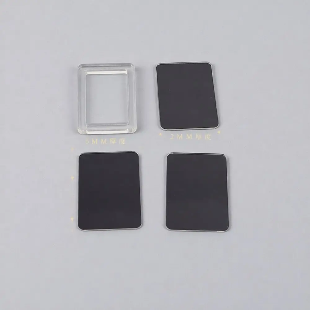 DIY Liquid Quicksand Acrylic Case Craft Set Transparent Keychain Components Personalized Handmade Art Jewelry Supplies