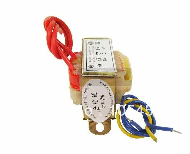 25W EI Ferrite Core Input 220V 50Hz Vertical Mount Electric Power Transformer Output Voltage