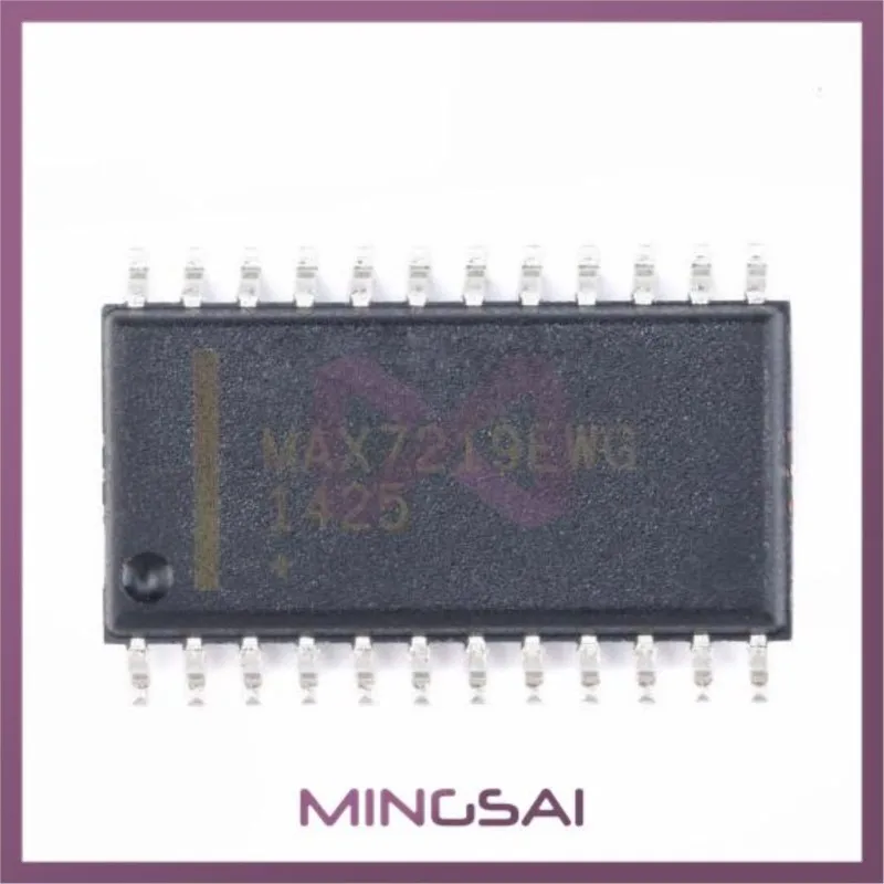 10 sztuk/partia MAX7219 MAX7219CWG MAX7219EWG SOP24 wyświetlacz SMD autentyczne