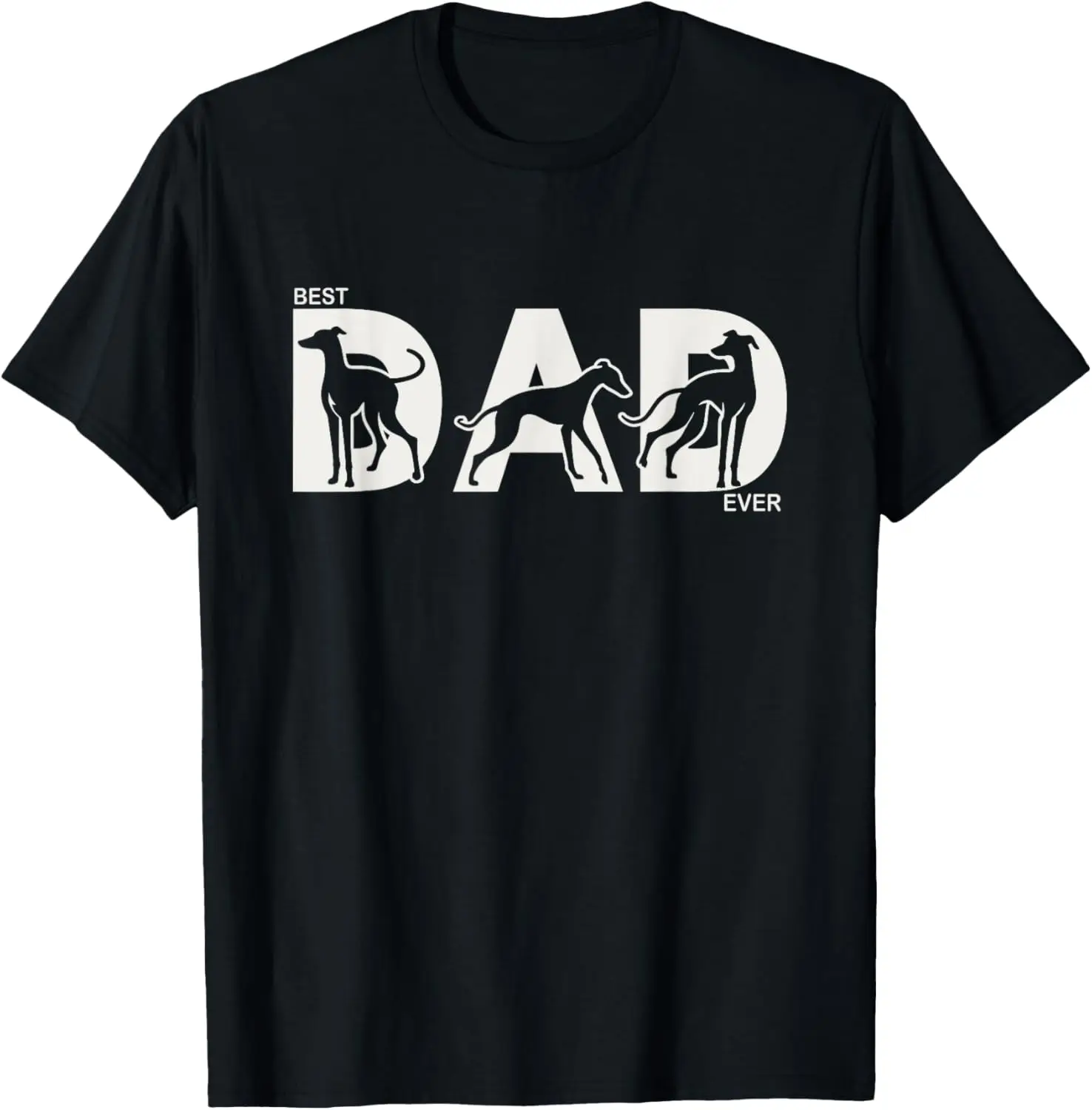 

Best Whippet Dad Ever Mens Fathers Day Whippet T-Shirt