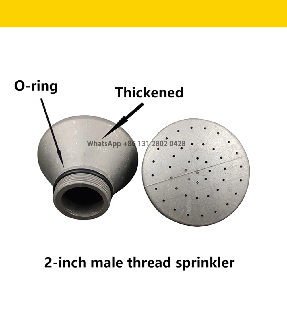 Water Truck Spray Nozzle for Multi-purpose Green Sprinkler Car, 2 Inch Thickened Spray Nozzle image 5