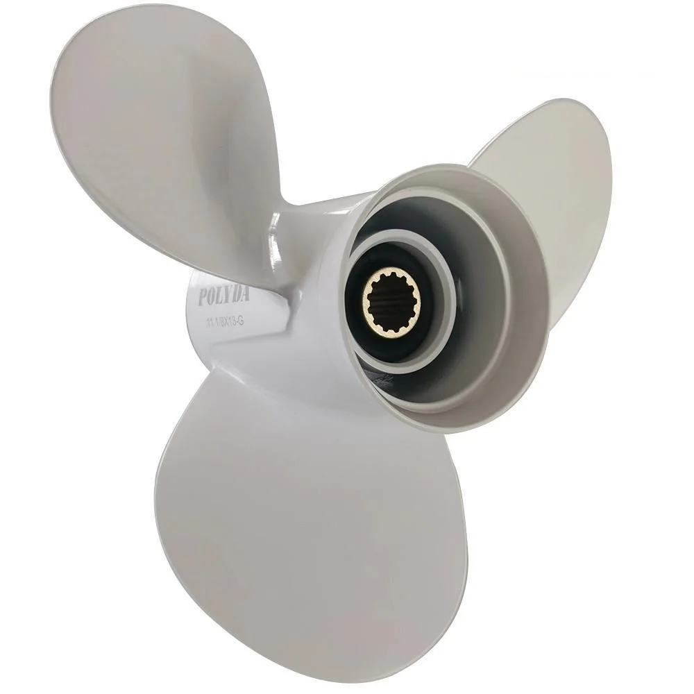 

Free Shipping Aluminum Alloy Propeller For Yamaha Honda Hidea Parsun Outboard Motor 13 Inches 40 - 55 HP 11 1/8*13-G