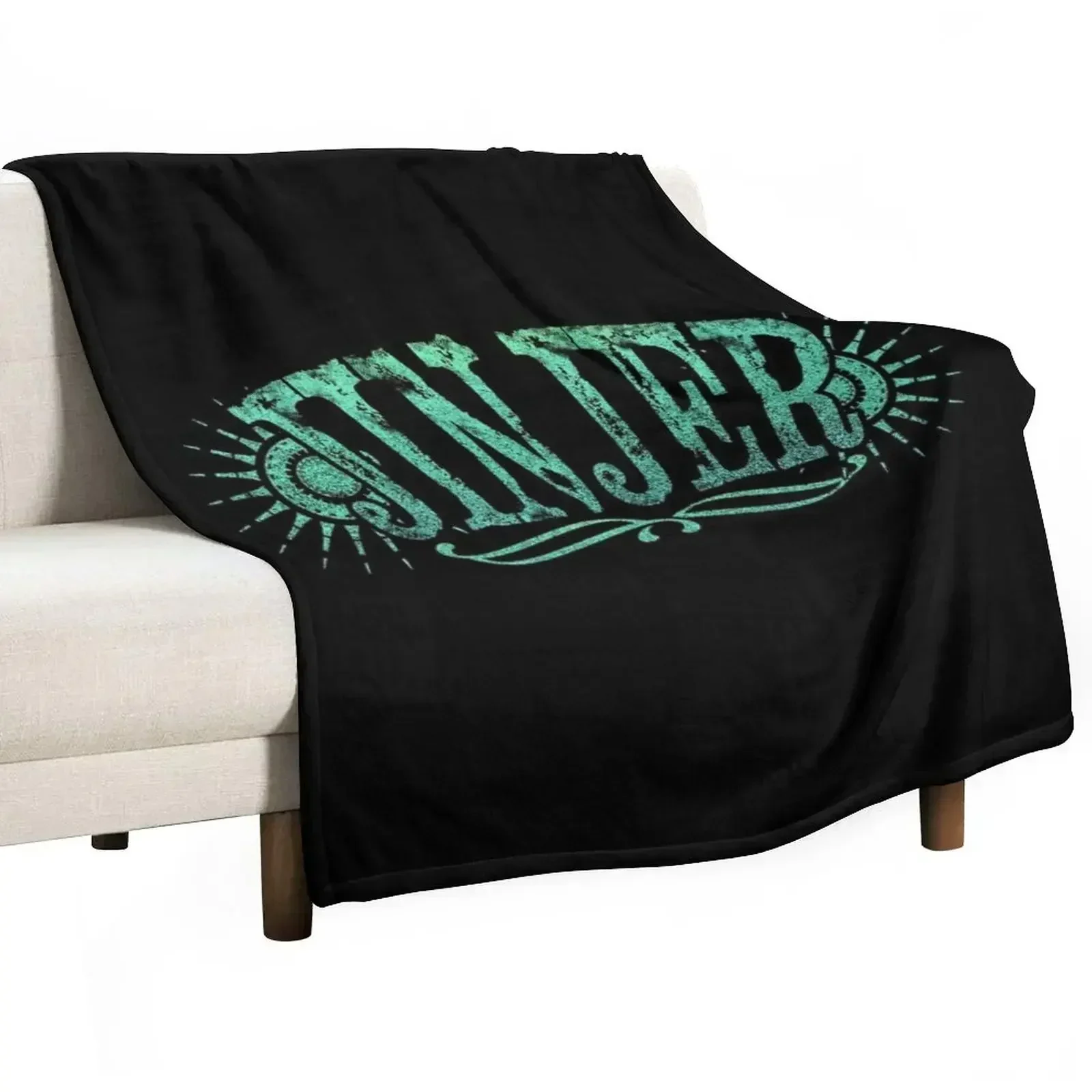 Jinjer band Logo Design Throw Blanket Plush Fuzzy Cozy Blanket for Couch Sofa