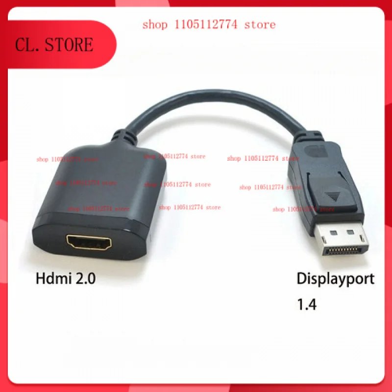 

ДЛЯ активного адаптера NVIDIA DisplayPort 1.4 (папа) к HDMI 2.0A (гнездо) 030-1314-000
