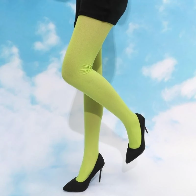 R1we bonbons couleur bases sexy cuisses hautes bas saillans collants