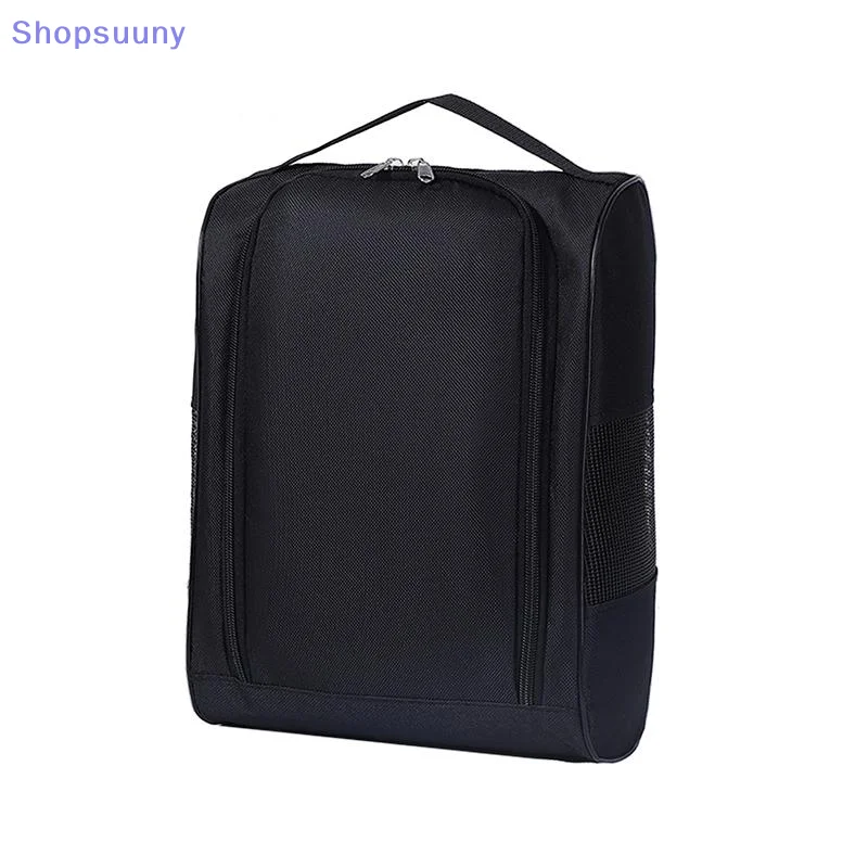 [SU]Portable Oxford Cloth Shoe Carrier Bags Breathable Lightweight Handbag Dustproof Football Tennis Shoe Bag[SU] image 5