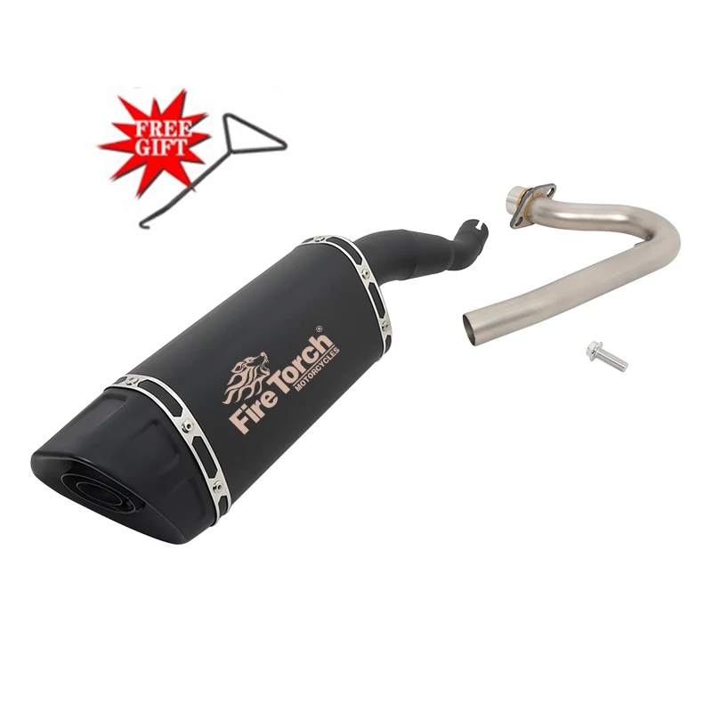 Slip Op Voor Italjet Dragster 200 125 Motorfiets Uitlaat Front Link Pijp Uitlaat Motocross Espace Voor Italjet Dragster 200 125