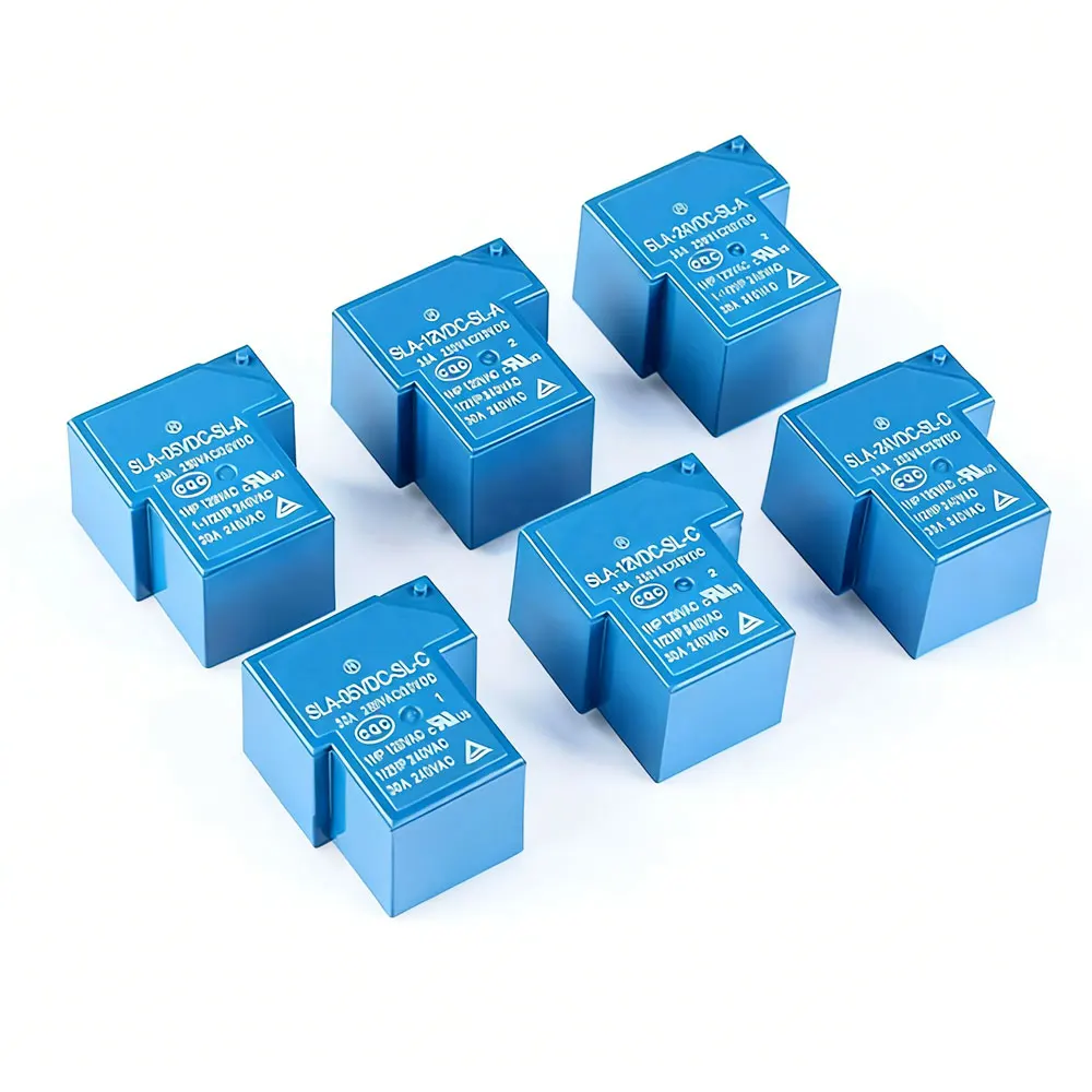 5Pcs Power relay SLA-05VDC-SL-A SLA-12VDC-SL-A SLA-24VDC-SL-A -C 09V 12V 48V T90 30A 4/5/6PIN 5V 12V 24V 48V Time Relay