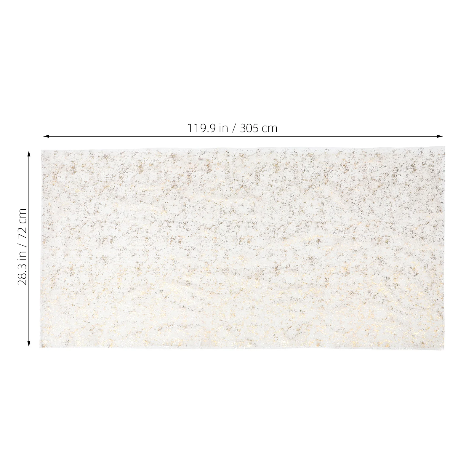 مفرش طاولة ذهبي شفاف مصنوع من مادة البوليستر المتلألئة لتزيين الطاولة الرومانسية وحفلات الزفاف وأعياد الميلاد وديكور المناسبات الفاخرة