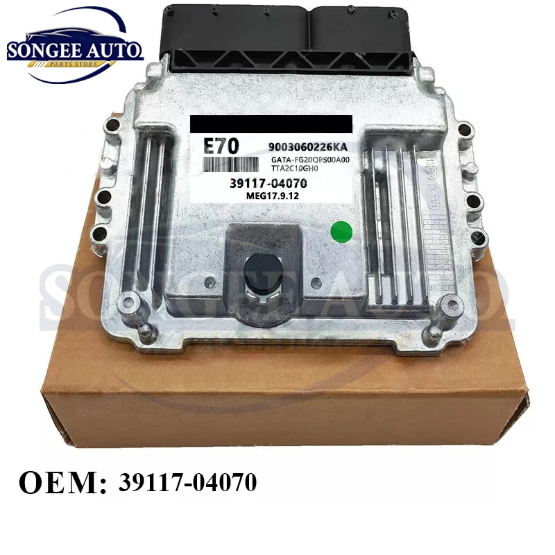 New 39117-04070 39117 04070 ECU Original Car Engine Computer Board Electronic Control Unit E70 Fits For Kia-MEG17.9.12.1