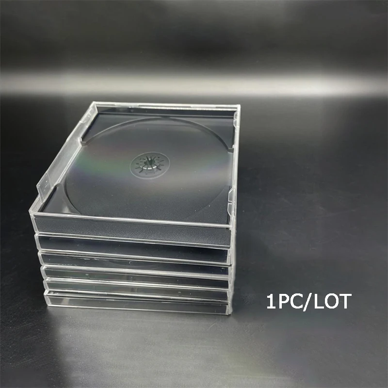 1 قطعة ل PS1 بلاي ستيشن 1 البلاستيك الشفاف قرص واحد تخزين قوس صندوق حافظة عالية الجودة لعبة القرص تخزين شل غطاء