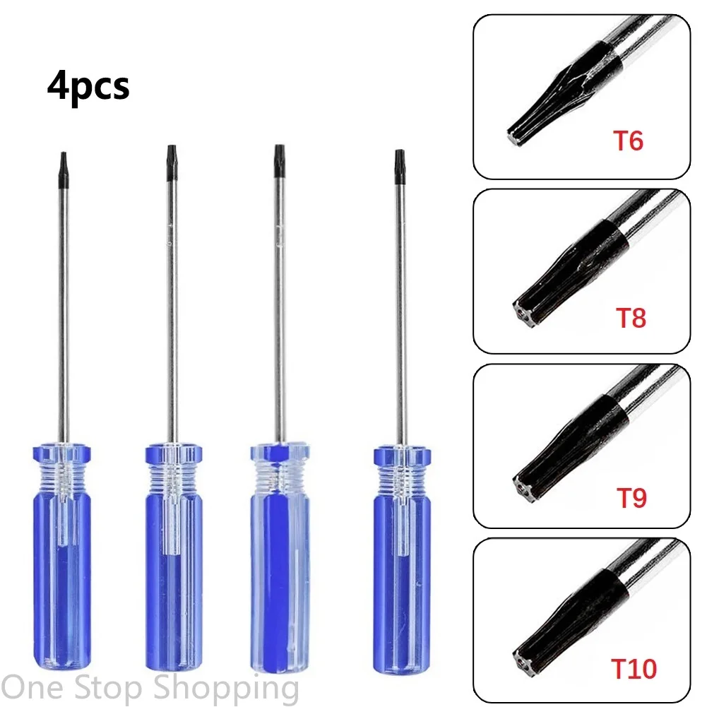 Zestawy wkrętaków magnetycznych Torx Precision T6 T8 T9 T10 Zestaw narzędzi do naprawy zabezpieczeń Torx do kontrolera bezprzewodowego Xbox 360 FIF66