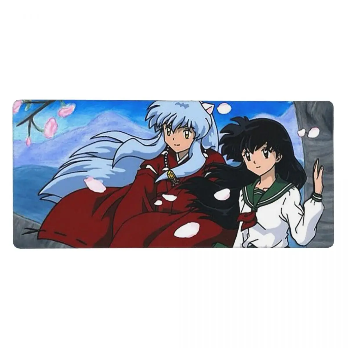 Inuyasha Anime Large Mouse Pad Computer Keyboard Mouse Mat Gaming PC Laptop Desk Mat Office Accessories Table Mats