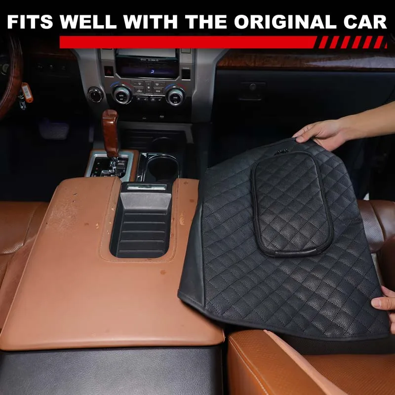

Car Console Cushion Lid Pad Waterproof Anti-Scratch Armrest Seat Box Cover For Toyota Tundra 2007-2021 Car Accessories
