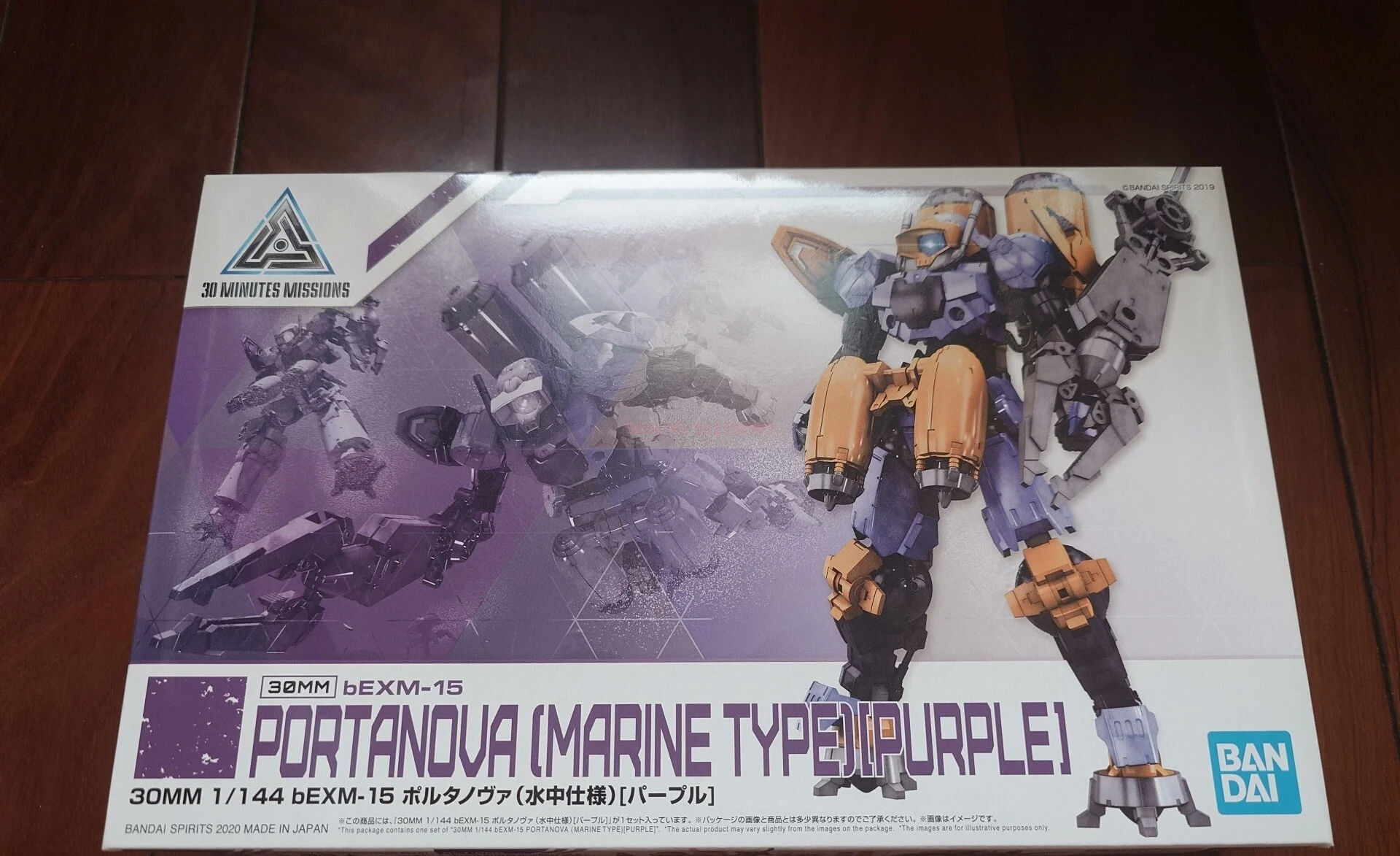 Bandai 30MM bEXM-15 PORTANOVA MARINE TYPE PAARS Anime Action Figure Collectible Model Assemblage Speelgoed Gift