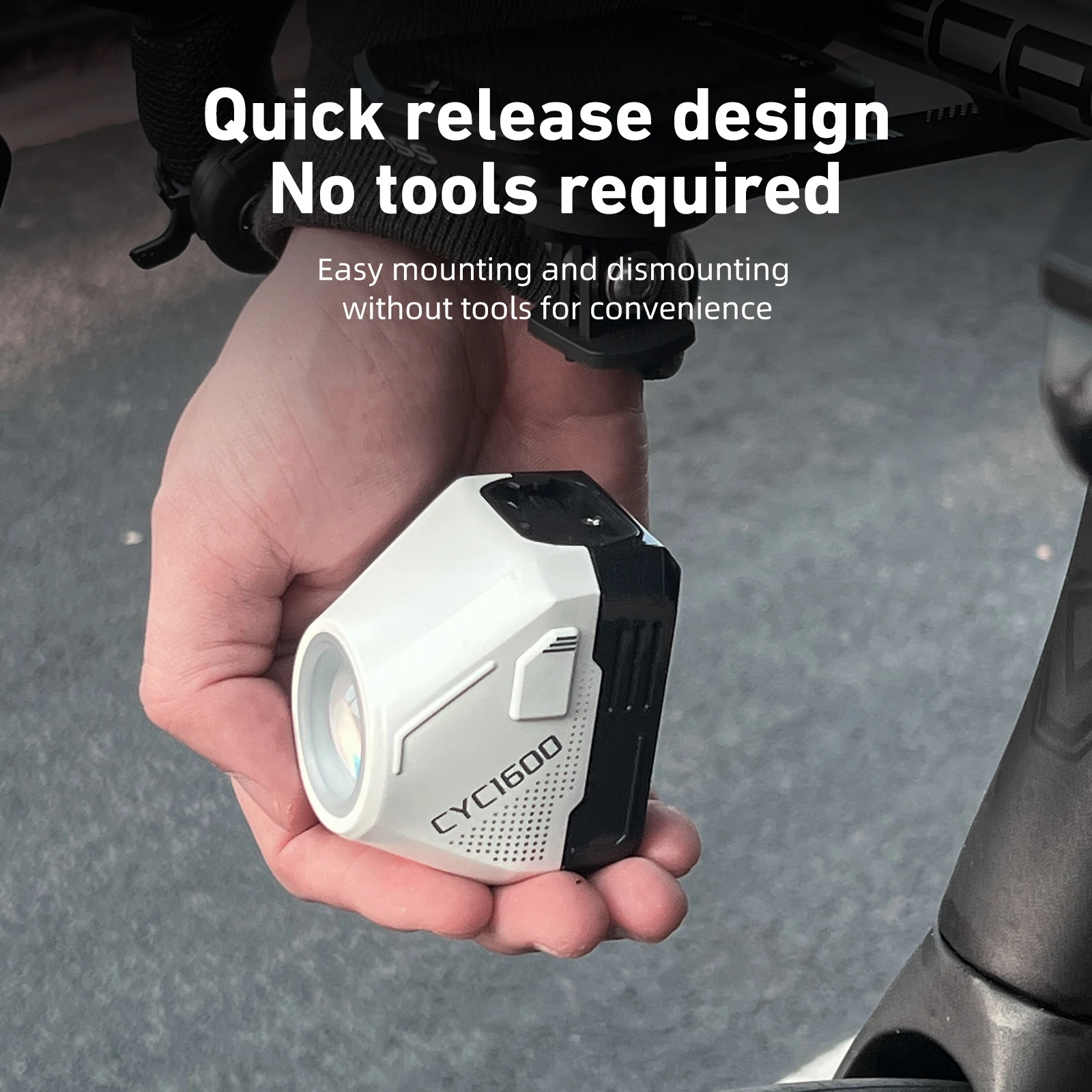 Aluminum Alloy Suspension GoPro Bicycle Headlight Wireless Remote Front Lamp CBL MTB Road CYCLAMI CYC 1600 Lumens With Mount