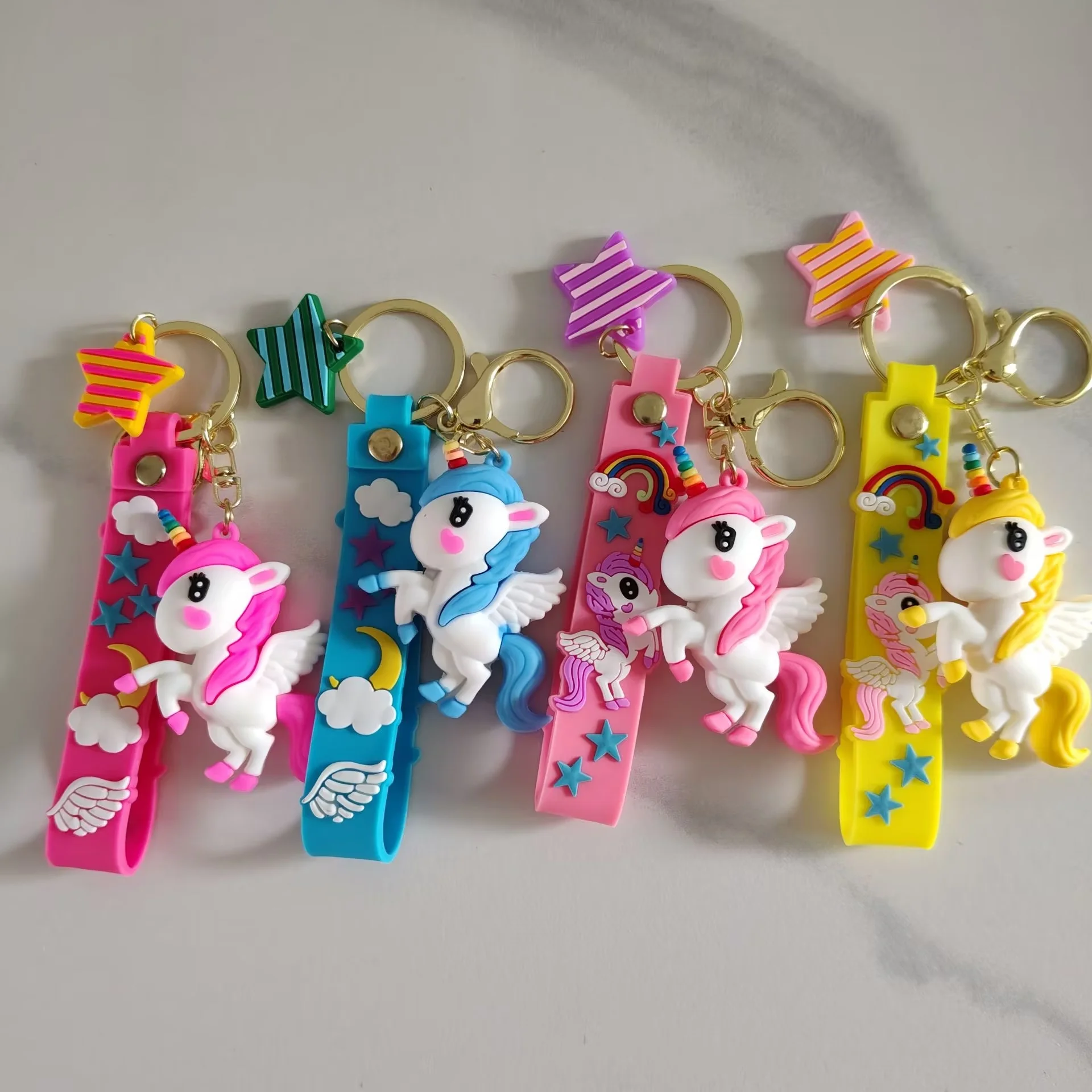 Creative Rainbow Horse Unicorn Cute Cartoon Keychain