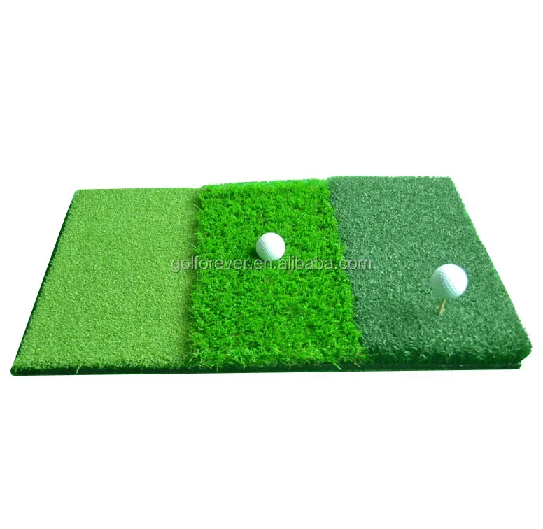 3D Octagon golf practice mat with slope outdoor driving mat indoor swing training mat