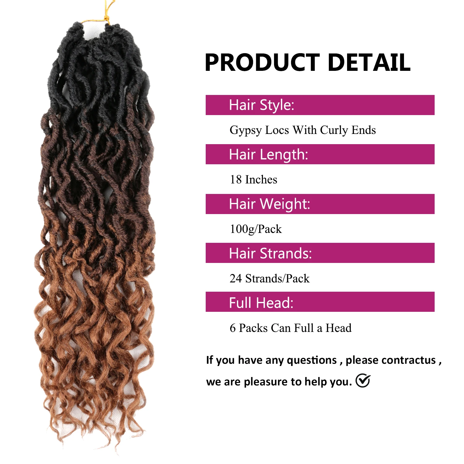 Dansama Faux Locs Crochet Braid Hair New Soft Locs Bohemian Locs Synthetic Dreadlocs Ombre Braiding Hair For Black Women