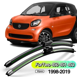 For Smart ForTwo 450 451 453 1998-2019 2pcs Front Windshield Wiper Blades Windscreen Window Accessories 2000 2004 2008 2014