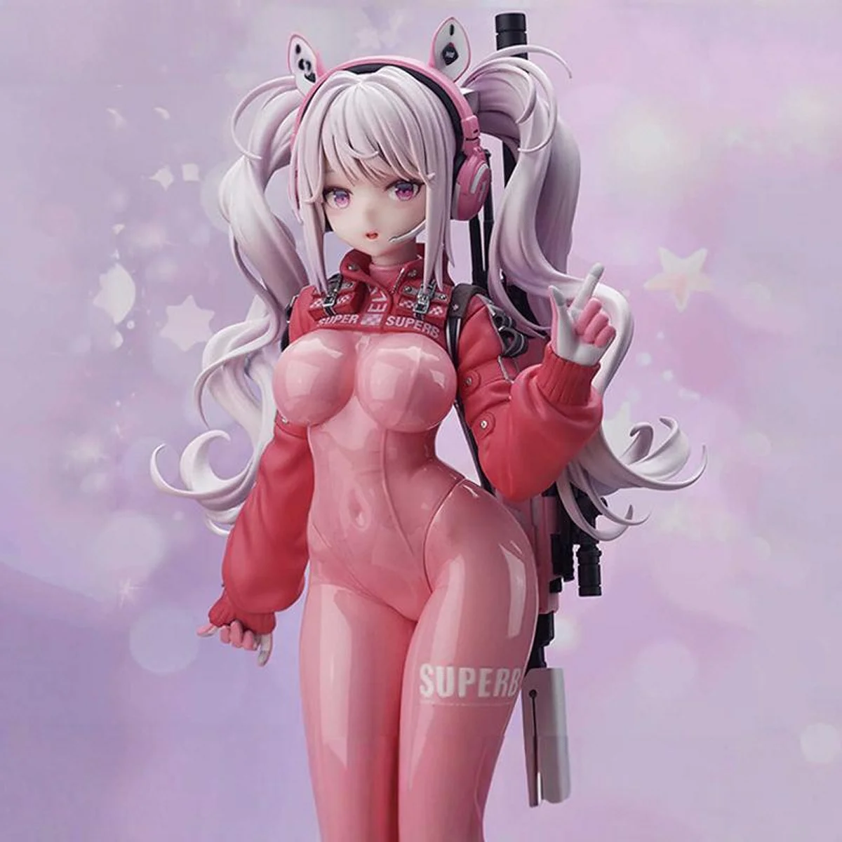 

Premium Version NIKKE Victory Muse Alice Nikki Double Ponytail Beautiful Girl Figure Model Ornament Scenery