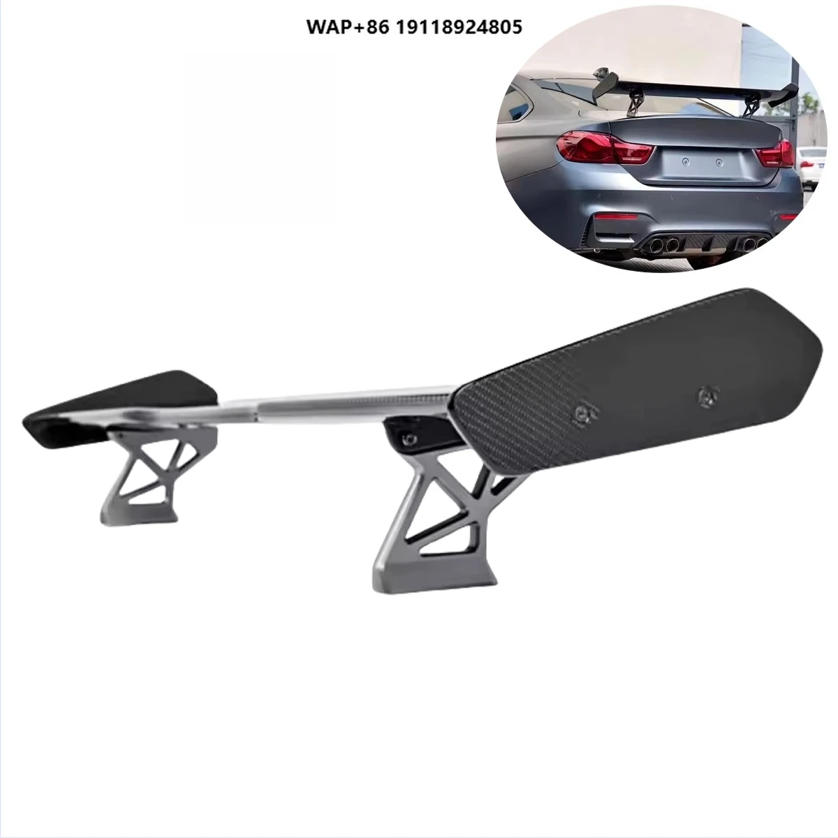 

GTS Style Carbon Fiber GT Wing for F80 F82 M3 M4 Rear Spoiler/All Trim Models