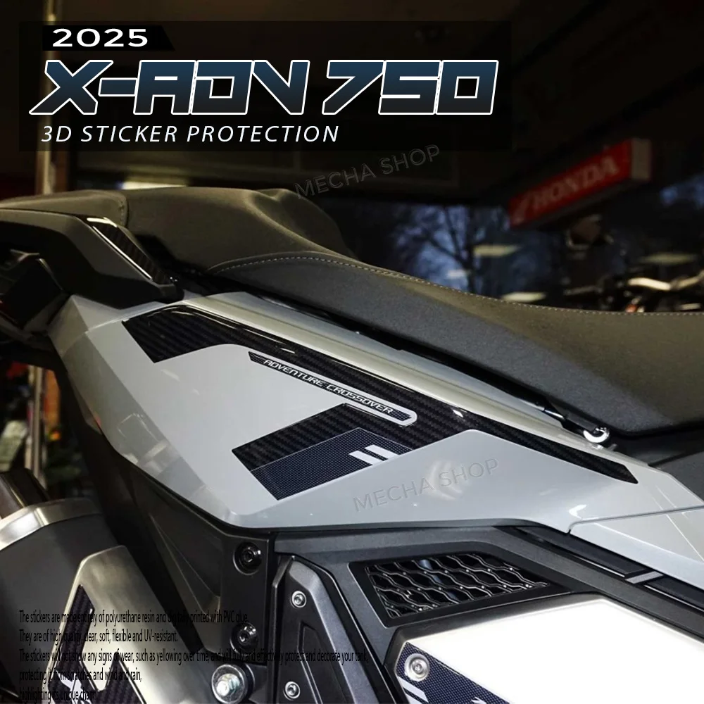 

For X-ADV 750 Decorative Sticker Motorcycle 3D Sticker Protects the Back Side Xadv750 X ADV 750 X ADV750 2025-