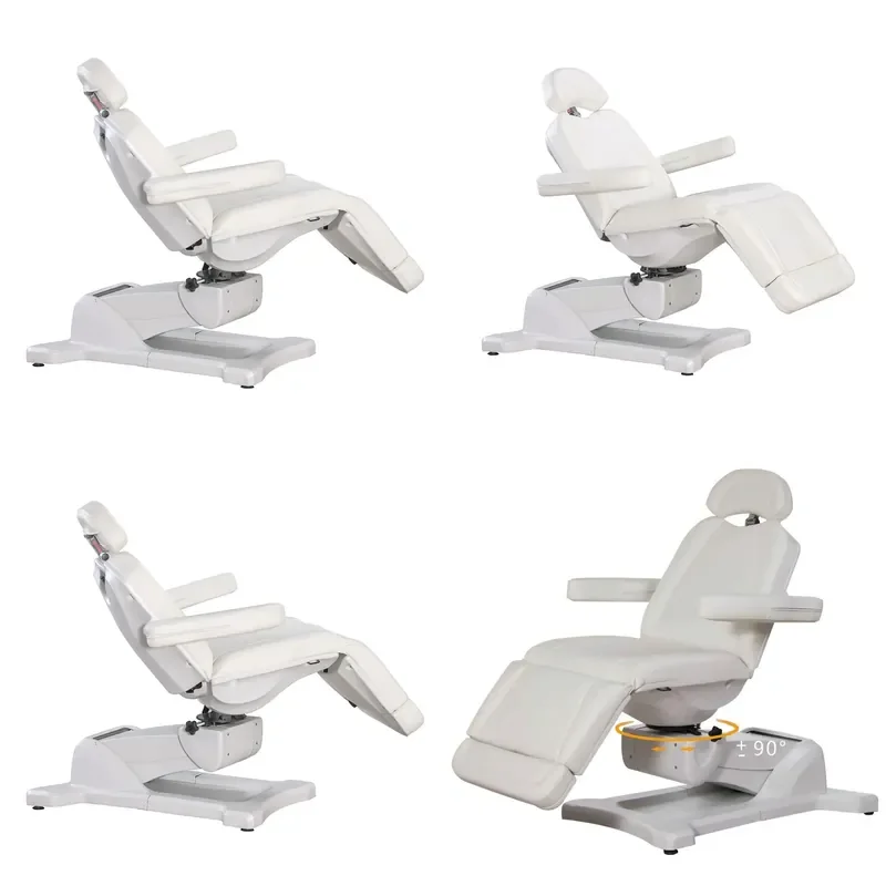 Electric Beauty Bed Adjustable Rotating Facial Dental Exam Chair for Salon Clinic Treatment