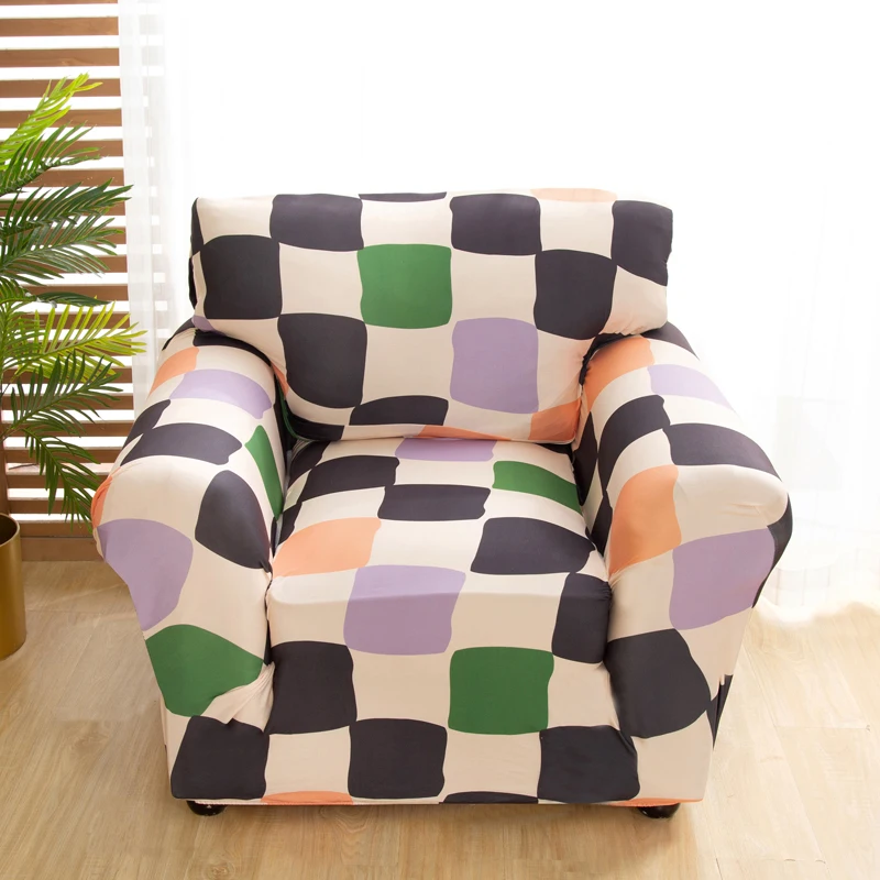 single sofa covers for living room sofa protector anti-dust elastic stretch covers for corner sofa cover armchair slipcover