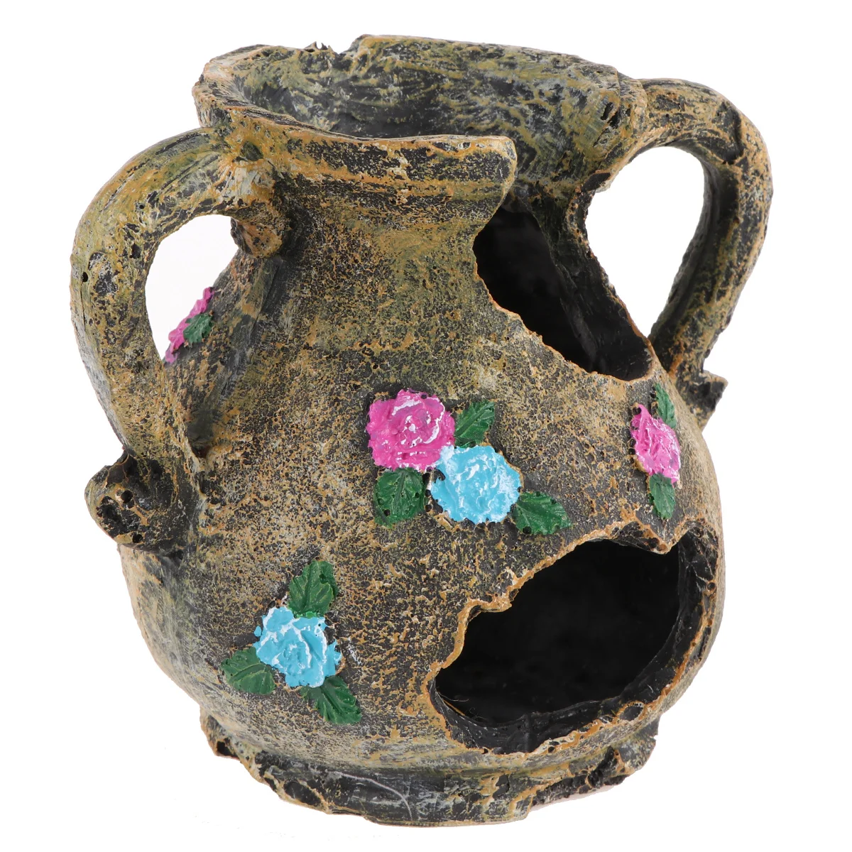 Hars Vaas Aquarium Decoraties Zoetwater Zoutwater Compatibel Aquarium Ornament Natuurlijke Landschap Gift Aquarium Decor