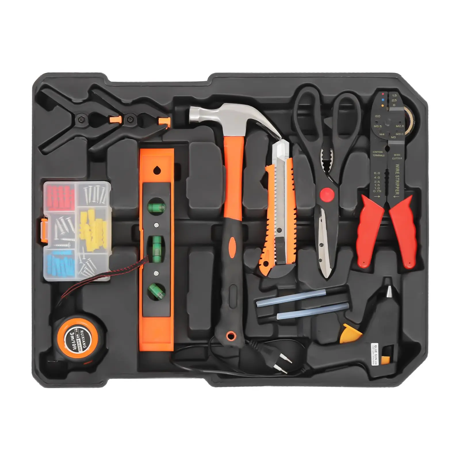 صندوق مجموعة الأدوات الكامل، مجموعة الأدوات الوظيفية المكونة من 187 قطعة، أدوات صيانة المركبات #5