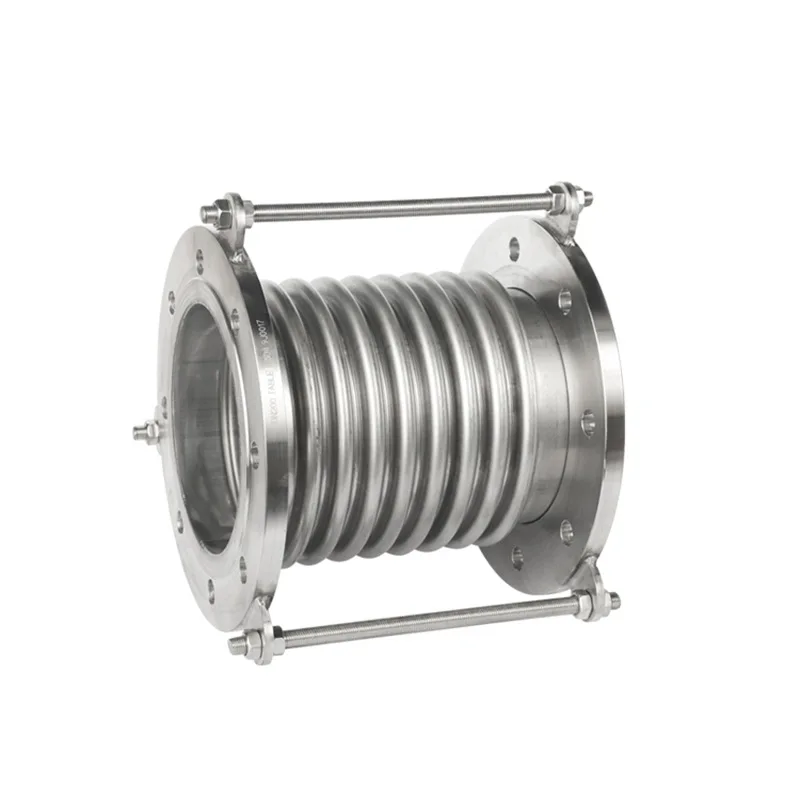 Custom 304 Stainless Steel Corrosion-Resistant Flange Static Conductive Telescopic Expansion Joint Pipe Fittings