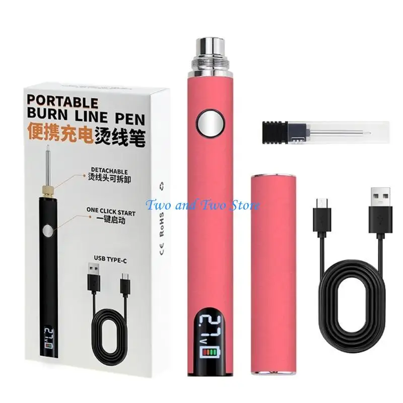 HX6F Precisions Temperature Control Wax Pen Replacement Tips Thread Burning Pen Suitable for Bead Forming and Detail Work