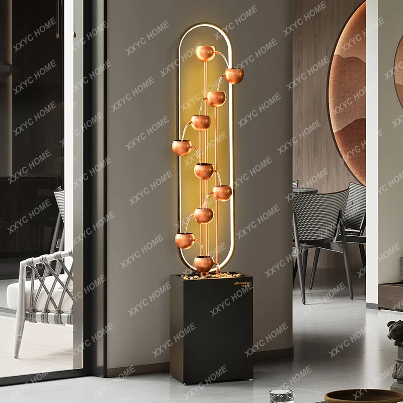 Modern and simple flooring, humidification, entrance, living room, office, housewarming, gift fountain, water feature
