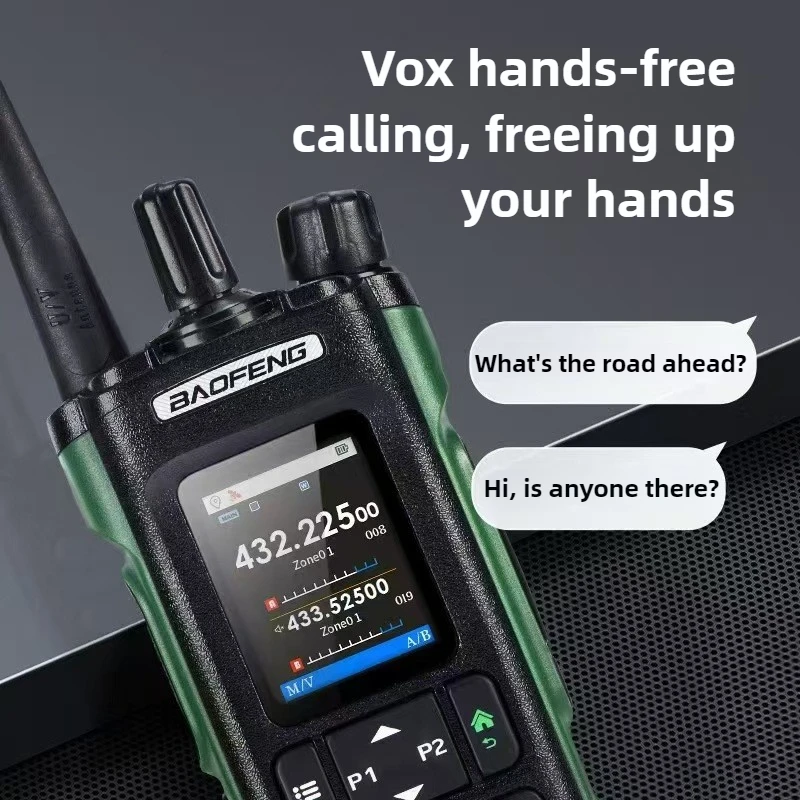 لـ Baofen UV32 جهاز اتصال لاسلكي تناظري عالي الطاقة DM32 رقمي لرحلة الطرق الوعرة تردد مفتاح واحد
