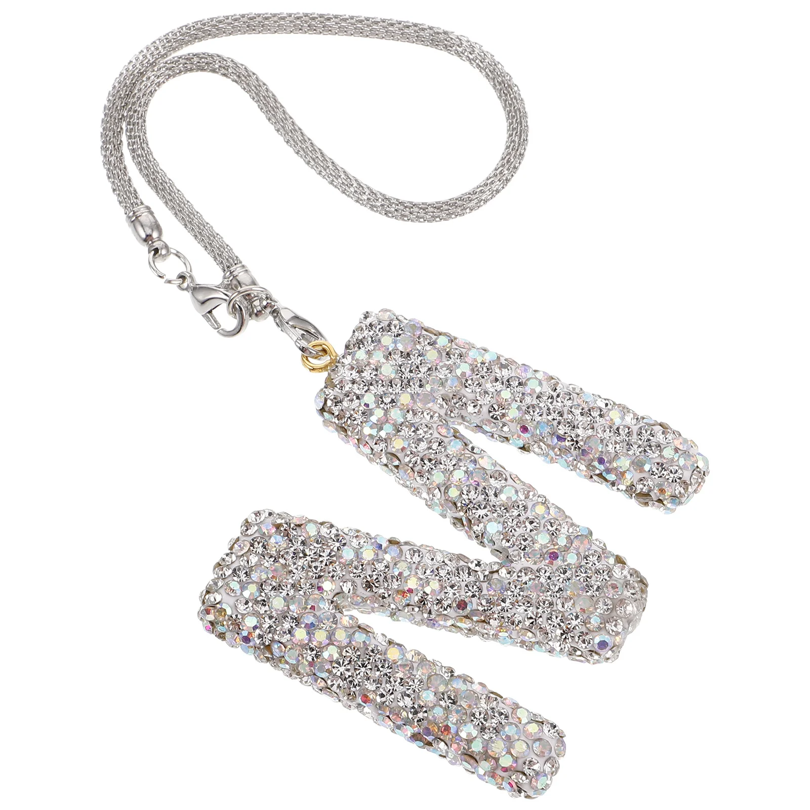 

M Letter Car Pendant Charm Rhinestone Hanging Rearview Mirror Decoration Bling Car Accessories Rearview Mirror Accessories