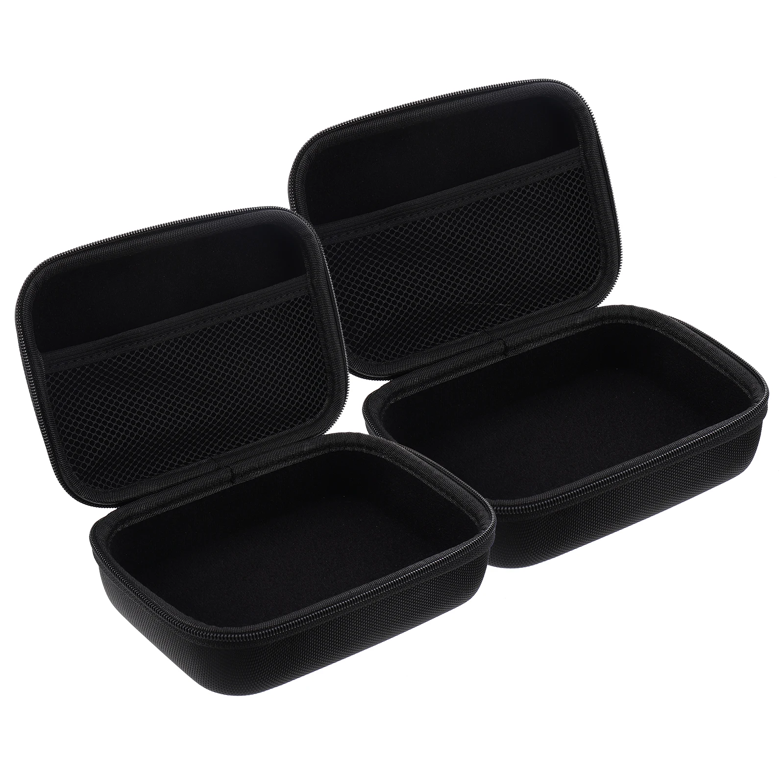 

2Pcs Earphone Storage Box Eva Shockproof Case Portable Carry Bag for Headphones Power Bank Mouse Storage Organizer
