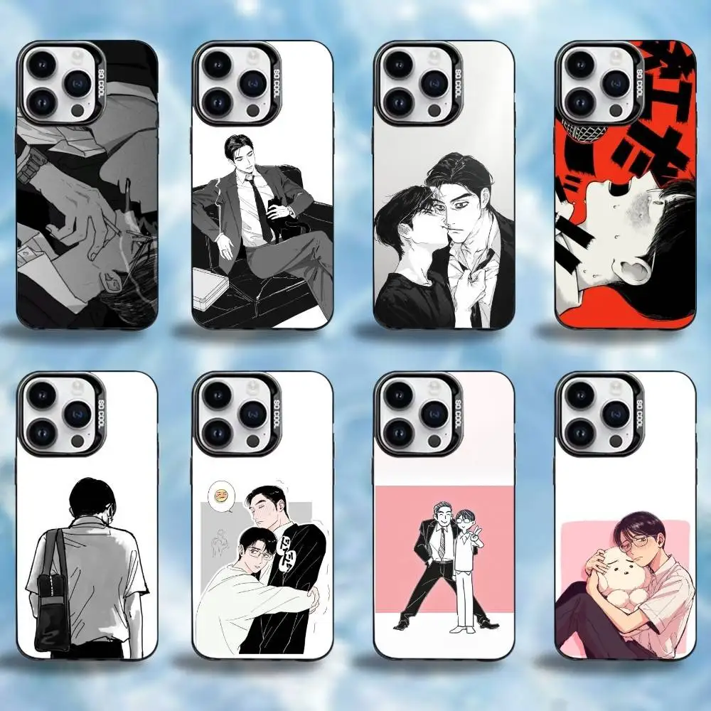 

L-Let's go karaoke Phone Case For iPhone17,16,15,14,13,12,11 Plus,Pro Max Black Border Silver Plated Cover