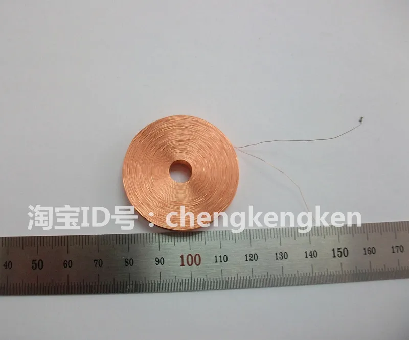 Spot Experiment Hollow Self-adhesive Coil Inductor Coil Receiving Coil Inductor Coil 38mm