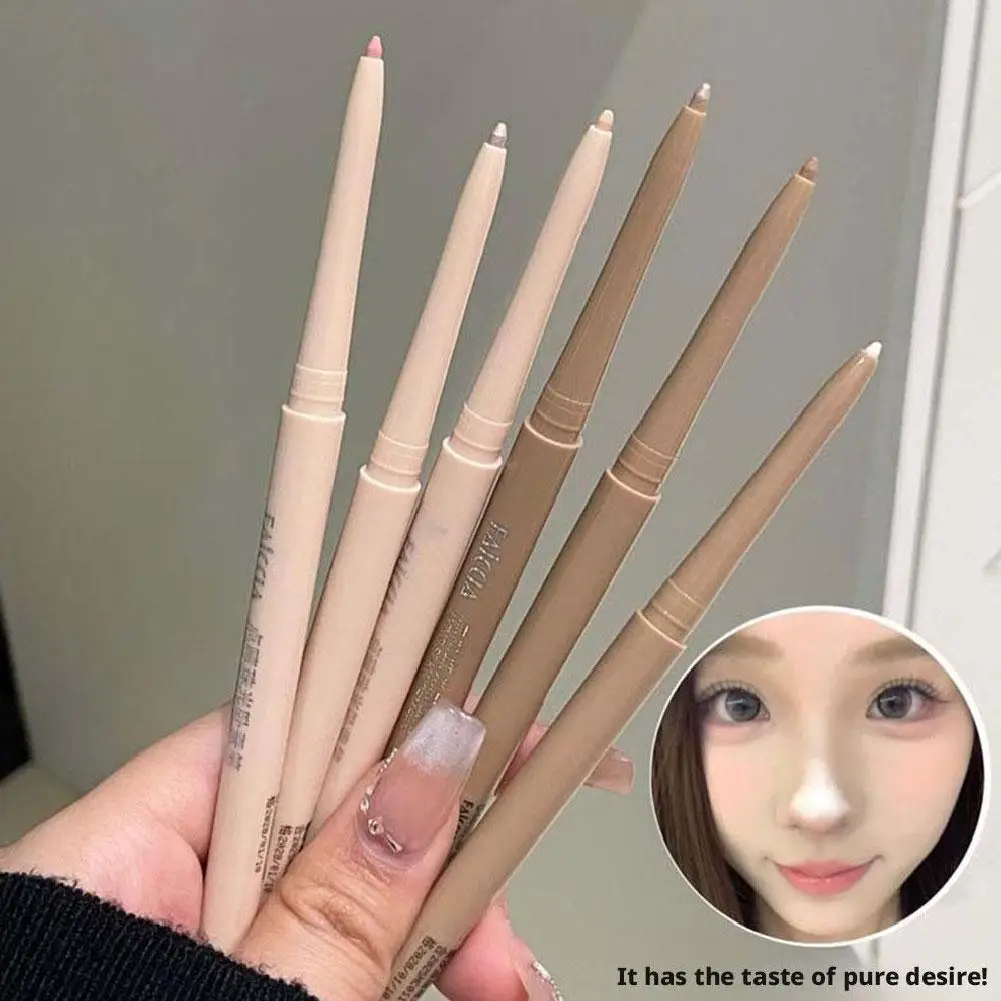 Lying Silkworm Eyeliner Pencil Matte Highlighter Liquid Liner Pen Long Lasting Waterproof Charming Shiny Cosmetics For Makeup