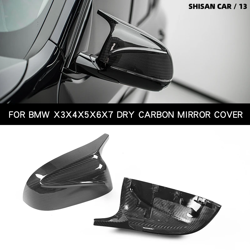 

2019-2024 Carbon Fiber Replacement Style Rearview Mirror Cover For BMW X3X4X5X6X7 G01 G02 G05 G06 G07