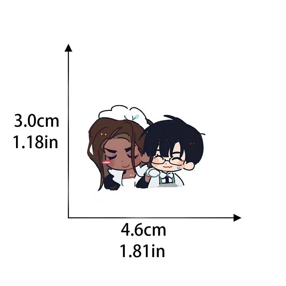 80 pièces Anime Alien scène Mizi Ivan jusqu'à Sua Cosplay autocollants dessin animé décalcomanie ordinateur portable téléphone vélo voiture autocollants imperméables cadeau