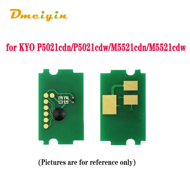 EUR/NA/KOR/AU/India Version 1.2K KCMY Color Pages Toner Chip for Kyocera ECOSYS P5021cdn/P5021cdw/M5521cdn/M5521cdw