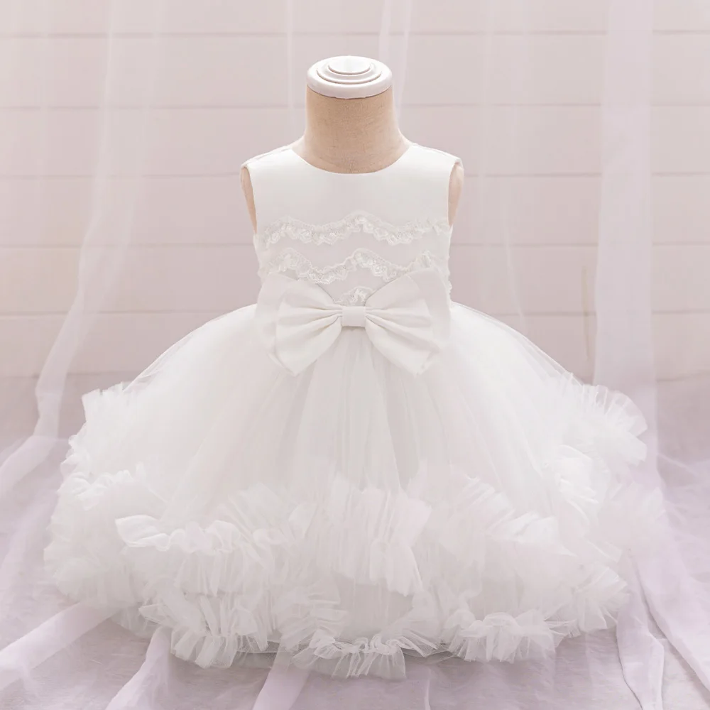 Young girl's versatile dress flower girl dress floral design sweet dress purple suitable for birthday parties birthday gift 6