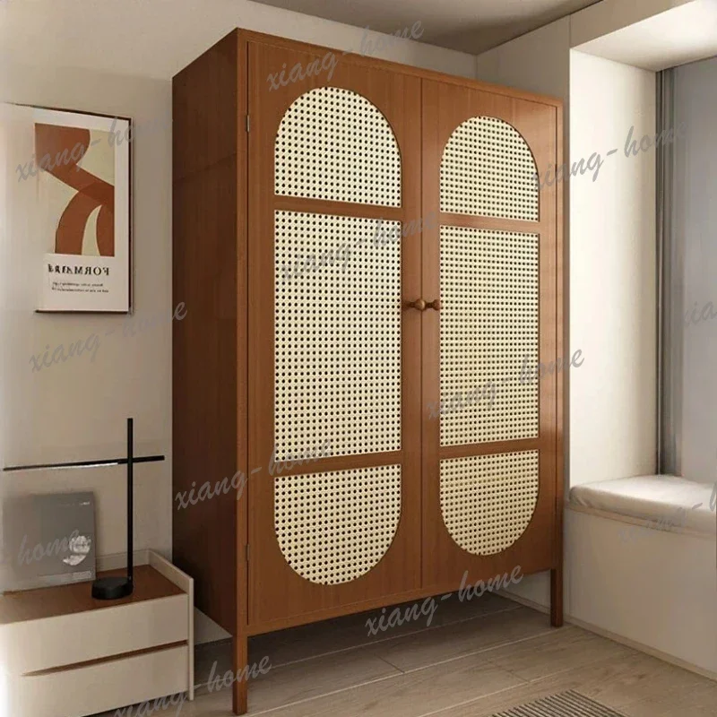 Factory Direct Wood Bedroom Wardrobe Storage Nordic Luxury Organizer Open Closets Wardrobe Cabinet Shelves Rangement Chambre Bed