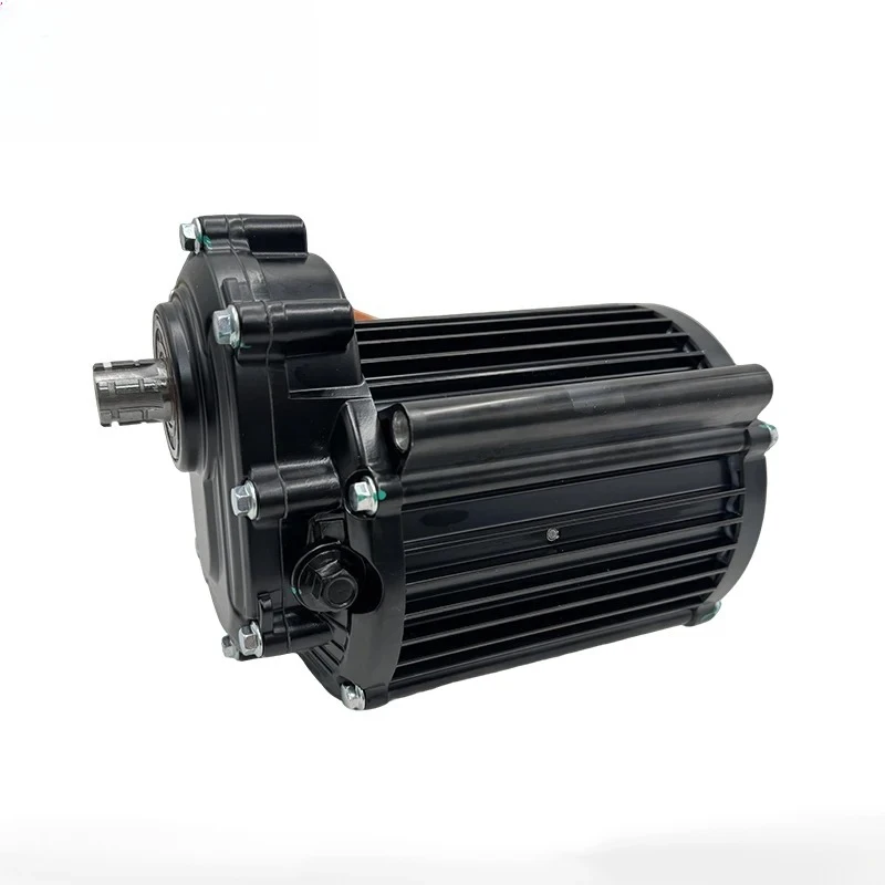 60H 2000W V3 72V 60H Mid Drive Motor with Gearbox Ratio: 1:2.35 for Electric Motorcycle - view 3